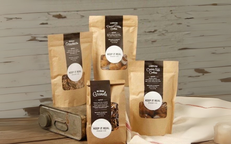 Bao bì đựng nông sản dạng giấy Kraft ghép nhựa PP (Bao bì KP) Bao bì đựng nông sản dạng giấy Kraft ghép nhựa PP (Bao bì KP)