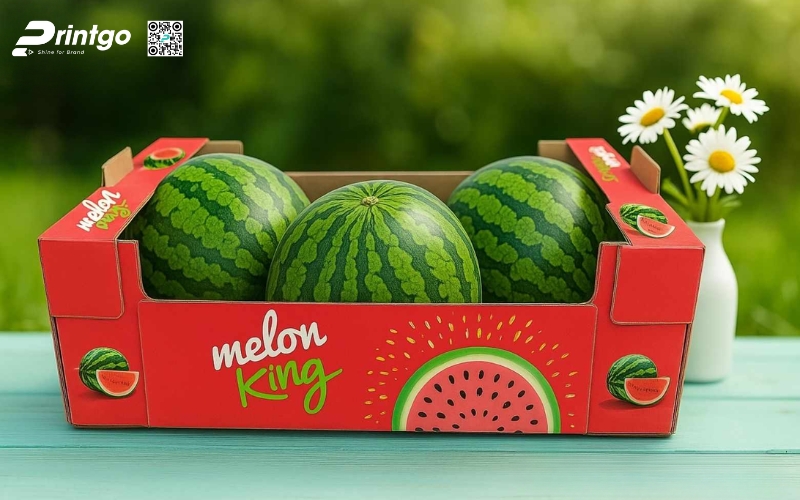 Mẫu thùng carton đựng trái cây xuất khẩu dưa (dưa hấu, dưa lưới) Mẫu thùng carton đựng trái cây xuất khẩu dưa (dưa hấu, dưa lưới)
