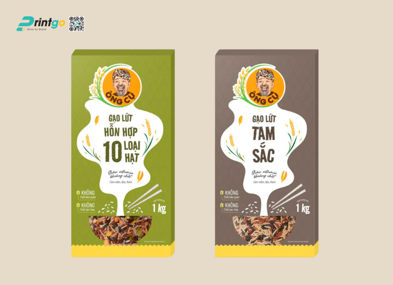 Tổng hợp các mẫu thiết kế bao bì gạo đẹp, sáng tạo nhất năm 2025 Tổng hợp các mẫu thiết kế bao bì gạo đẹp, sáng tạo nhất năm 2025