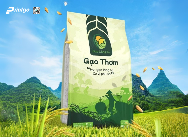 Túi đựng gạo thiết kế sáng tạo Túi đựng gạo thiết kế sáng tạo
