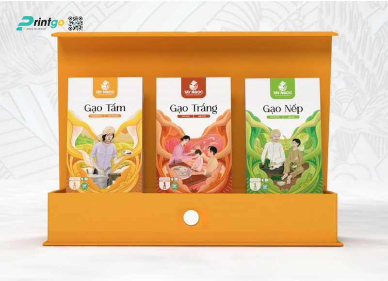 Tổng hợp các mẫu thiết kế bao bì gạo đẹp, sáng tạo nhất năm 2025 Tổng hợp các mẫu thiết kế bao bì gạo đẹp, sáng tạo nhất năm 2025