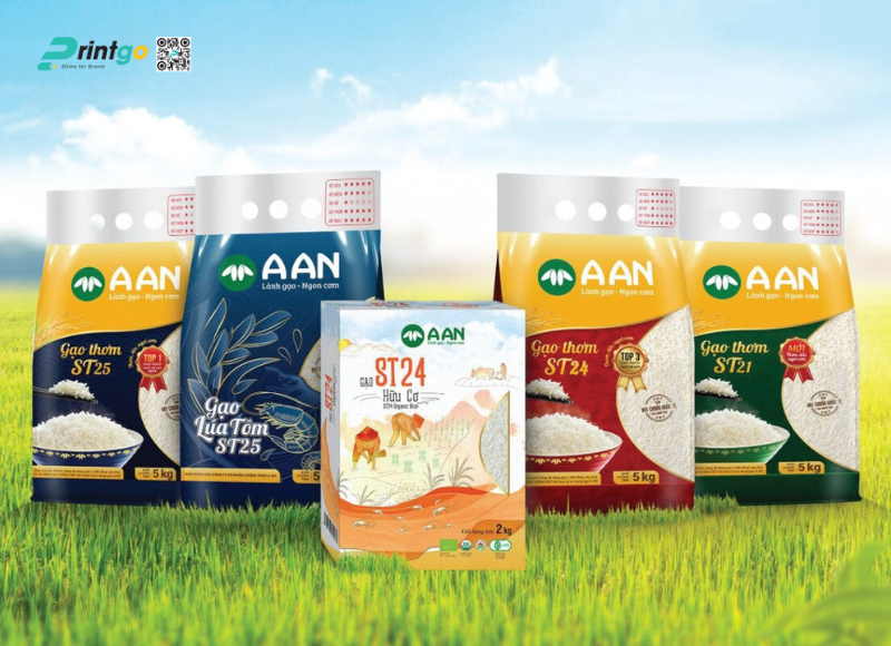 Xu hướng thiết kế bao bì gạo sáng tạo hiện nay Xu hướng thiết kế bao bì gạo sáng tạo hiện nay