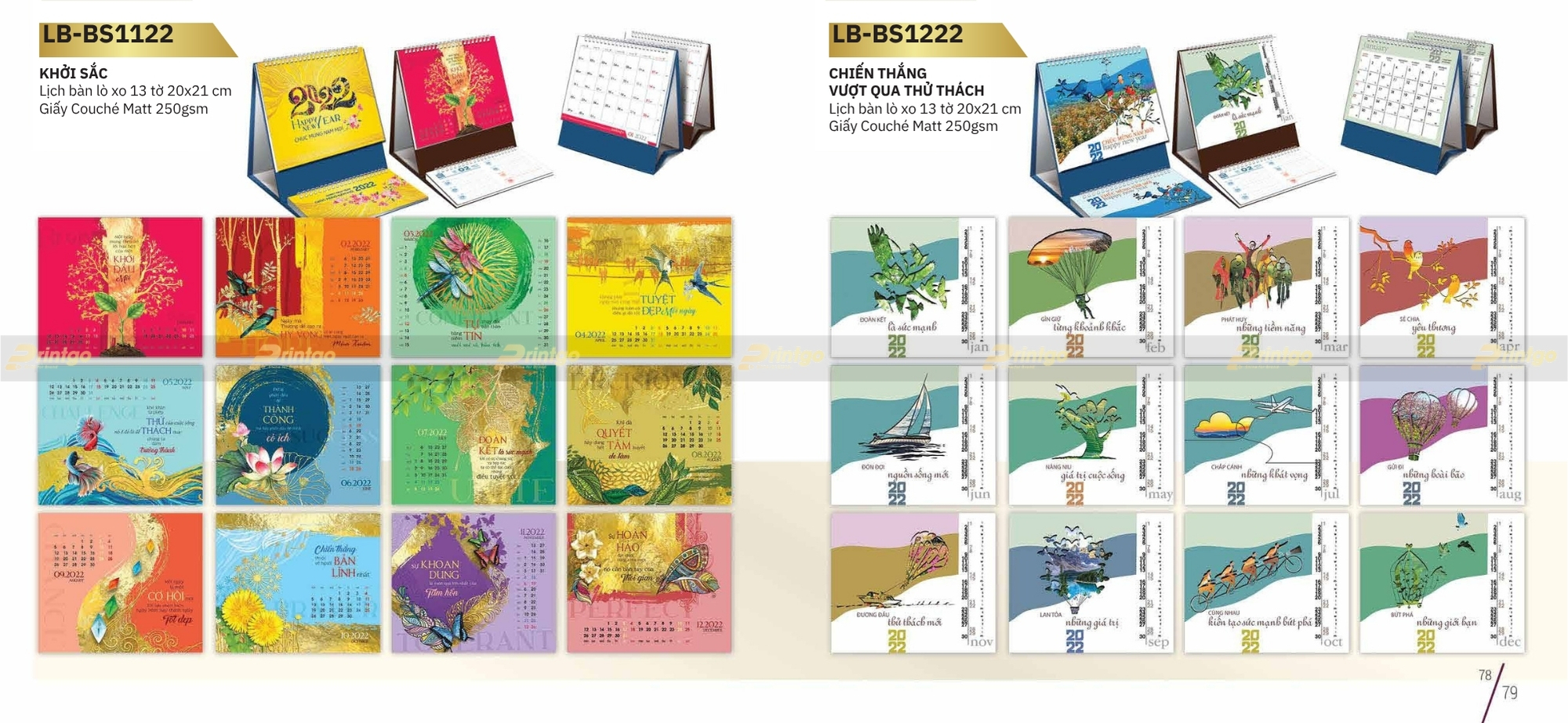 Một số mẫu thiết kế lịch để bàn chữ M độc quyền của Printgo thực hiện Một số mẫu thiết kế lịch để bàn chữ M độc quyền của Printgo thực hiện