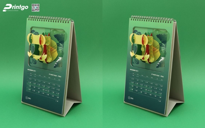 Mẫu lịch để bàn độc đáo 3D Mẫu lịch để bàn độc đáo 3D