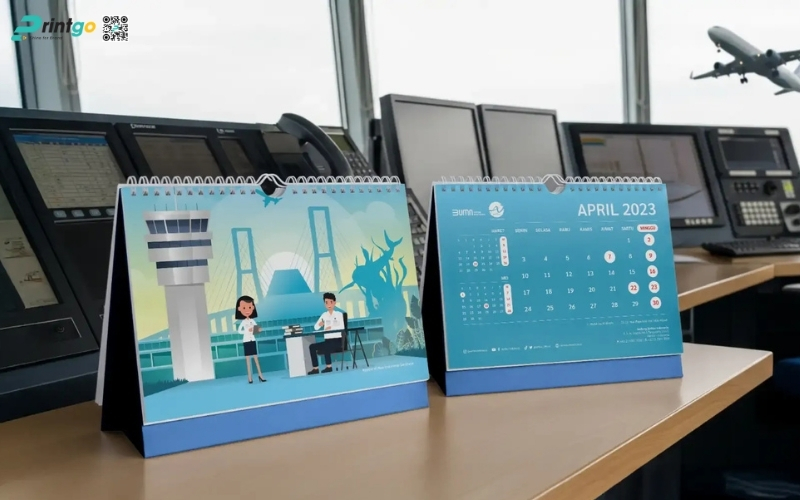 Mẫu lịch để bàn độc quyền kiểu dáng chữ A mới nhất 2026 Mẫu lịch để bàn độc quyền kiểu dáng chữ A mới nhất 2026