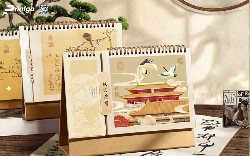 Mẫu lịch tết phong cảnh dạng lịch để bàn độc quyền Mẫu lịch tết phong cảnh dạng lịch để bàn độc quyền