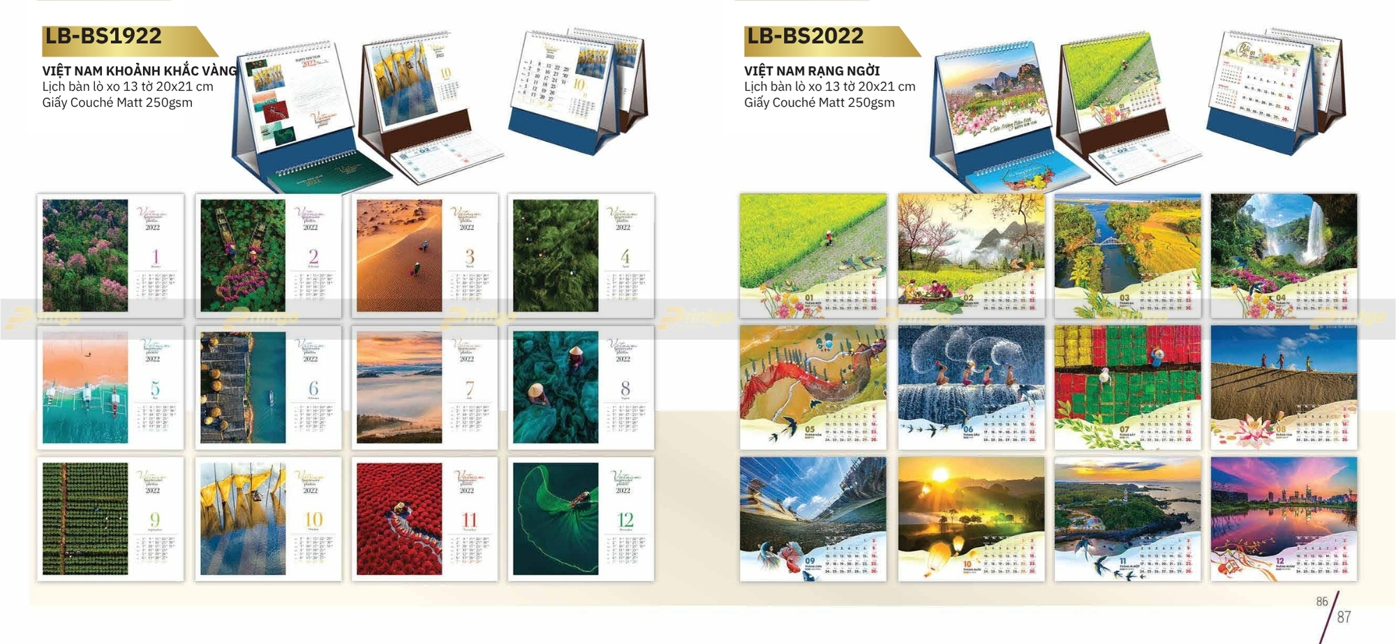 Một số mẫu thiết kế lịch để bàn chữ M độc quyền của Printgo thực hiện Một số mẫu thiết kế lịch để bàn chữ M độc quyền của Printgo thực hiện