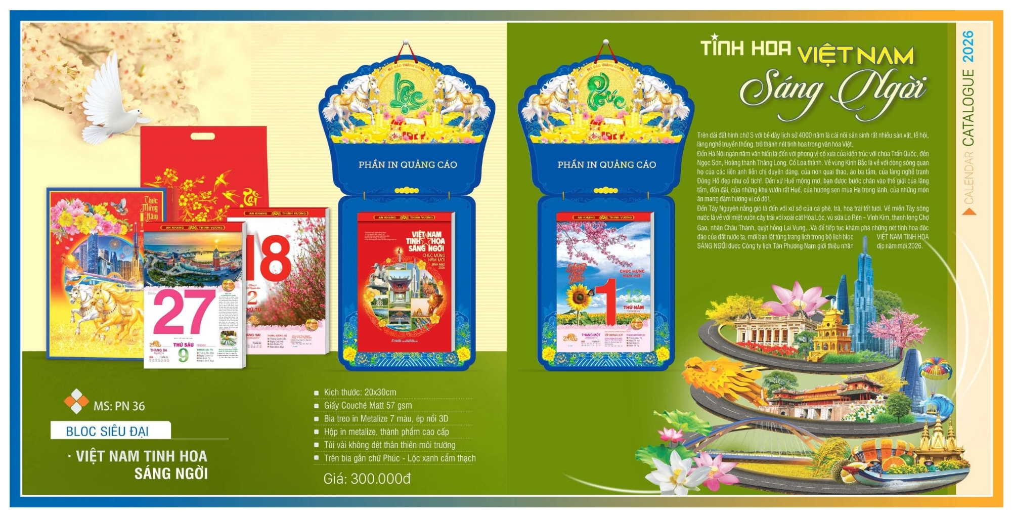 Mẫu lịch bloc độc quyền siêu đại đẹp nhất 2026 Mẫu lịch bloc độc quyền siêu đại đẹp nhất 2026