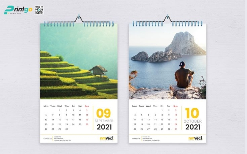 Mẫu lịch tết phong cảnh dạng lịch treo tường độc quyền Mẫu lịch tết phong cảnh dạng lịch treo tường độc quyền