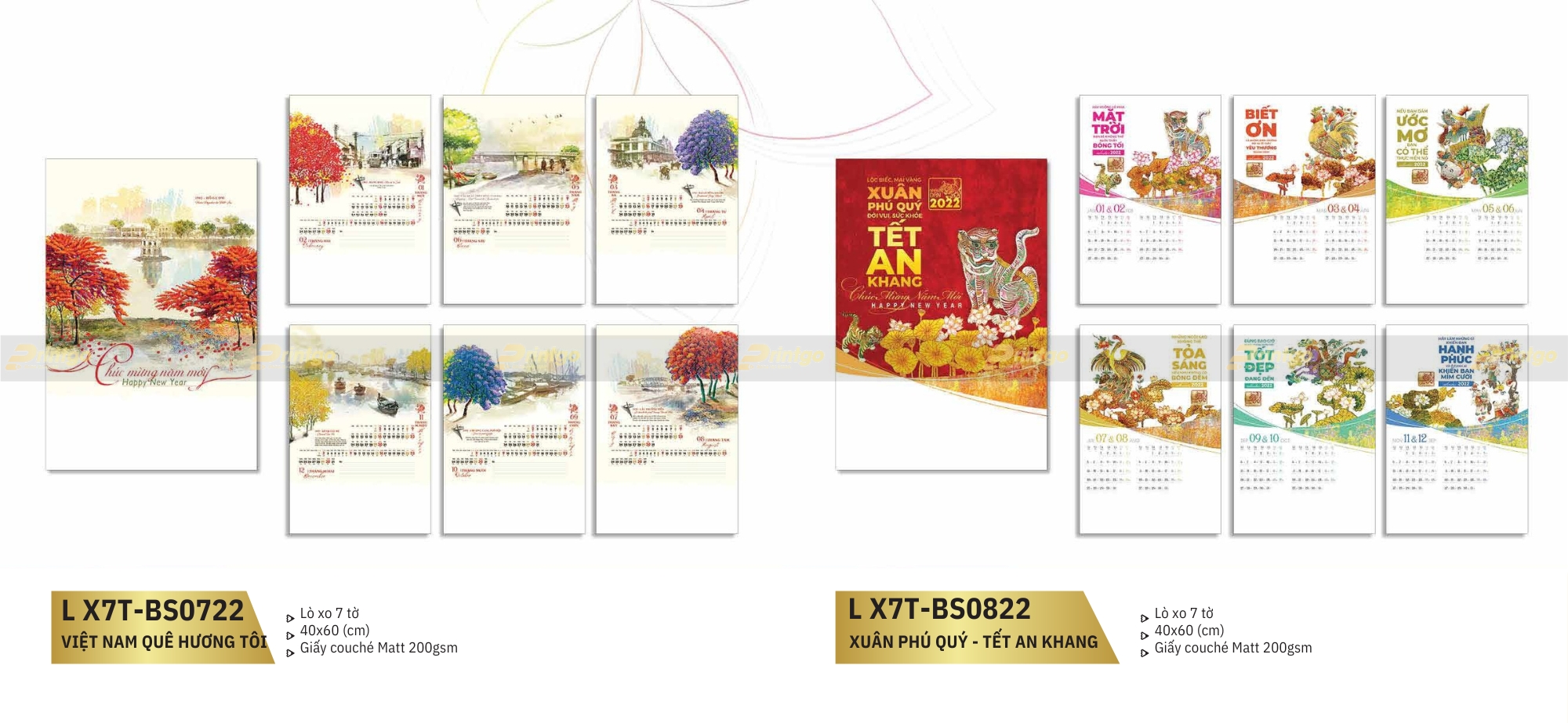 Các loại lịch treo tường 5 tờ phổ biến nhất hiện nay Các loại lịch treo tường 5 tờ phổ biến nhất hiện nay