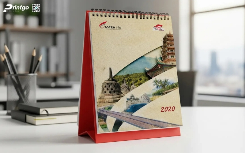 Mẫu lịch để bàn độc quyền kiểu dáng chữ A Mẫu lịch để bàn độc quyền kiểu dáng chữ A