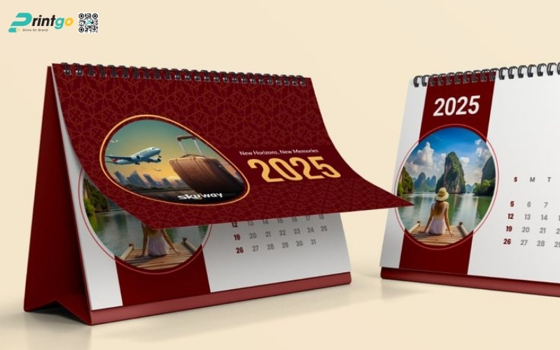 Mẫu lịch tết phong cảnh dạng lịch để bàn độc quyền Mẫu lịch tết phong cảnh dạng lịch để bàn độc quyền