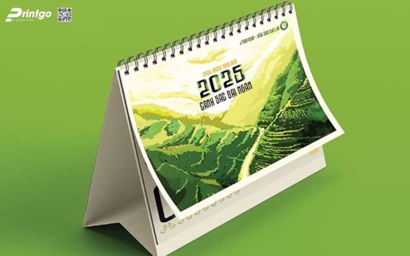 Chất liệu in lịch tết phong cảnh Chất liệu in lịch tết phong cảnh