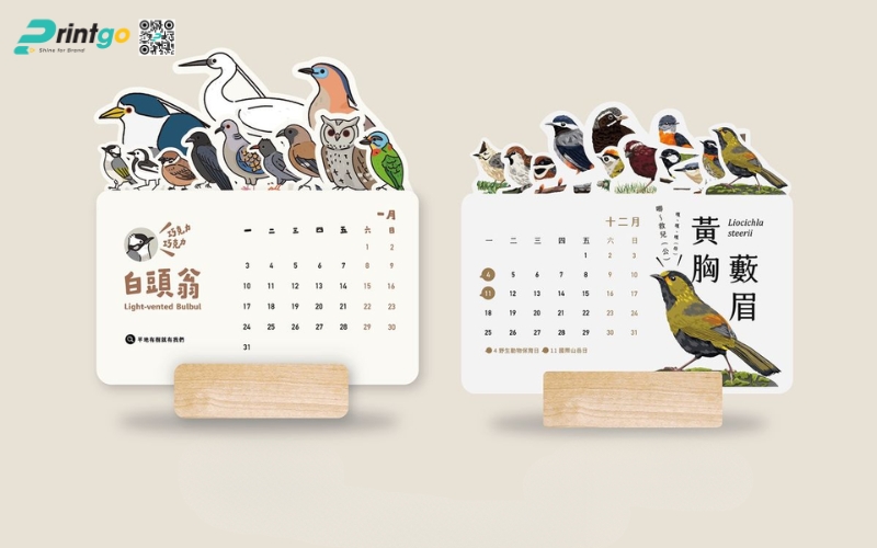 Chất liệu làm lịch để bàn độc đáo thông dụng Chất liệu làm lịch để bàn độc đáo thông dụng