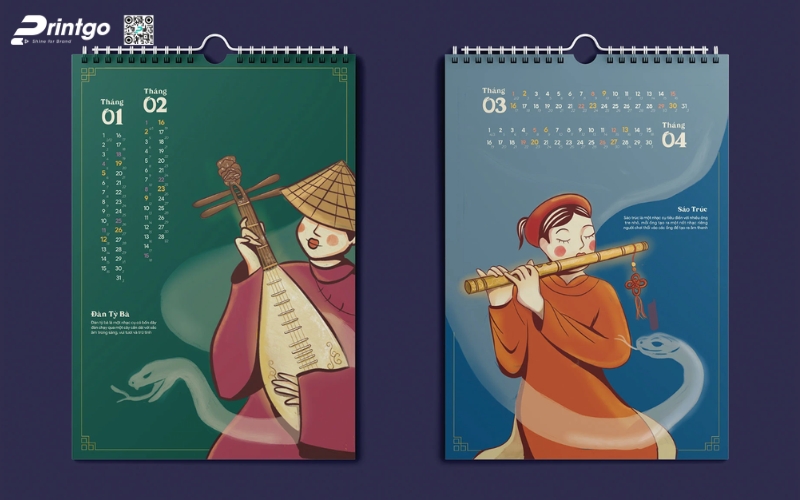 Chất liệu in lịch treo tường được sử dụng nhiều Chất liệu in lịch treo tường được sử dụng nhiều