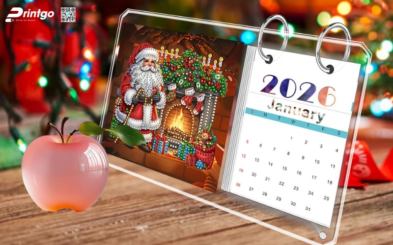 Mẫu lịch để bàn độc đáo đế mica Mẫu lịch để bàn độc đáo đế mica