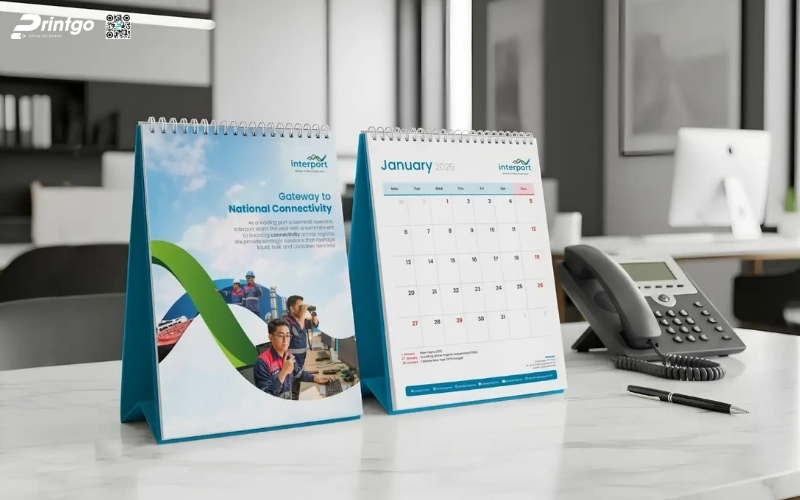 Mẫu lịch để bàn độc quyền kiểu dáng chữ A Mẫu lịch để bàn độc quyền kiểu dáng chữ A