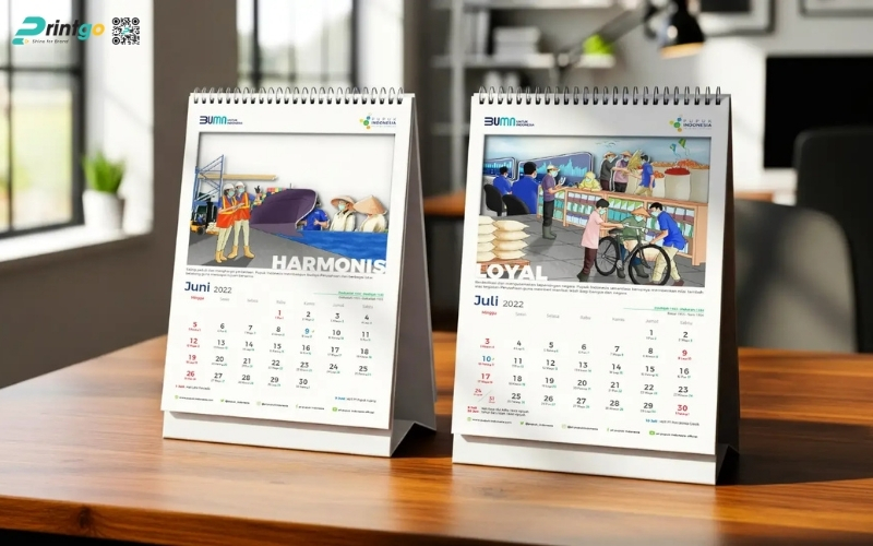 Mẫu lịch để bàn độc quyền kiểu dáng chữ A mới nhất 2026 Mẫu lịch để bàn độc quyền kiểu dáng chữ A mới nhất 2026