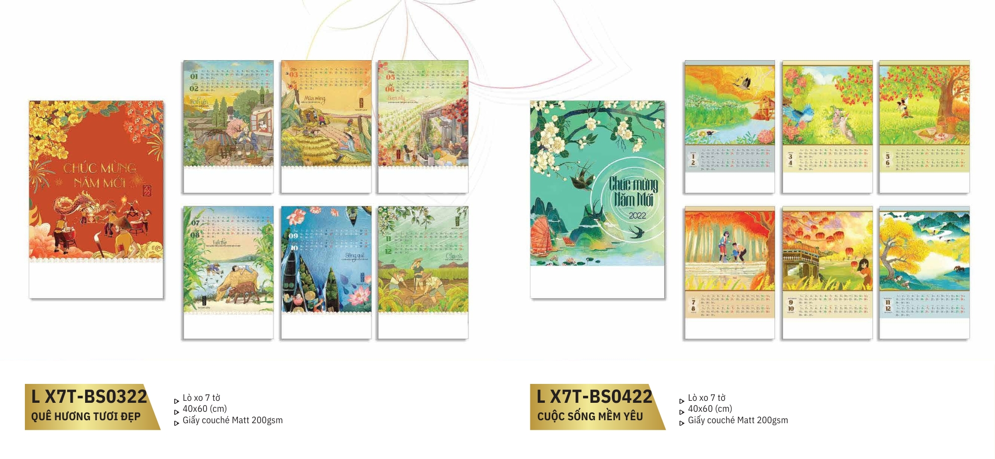 Đặc điểm nổi bật của các mẫu lịch lò xo 5 tờ Đặc điểm nổi bật của các mẫu lịch lò xo 5 tờ