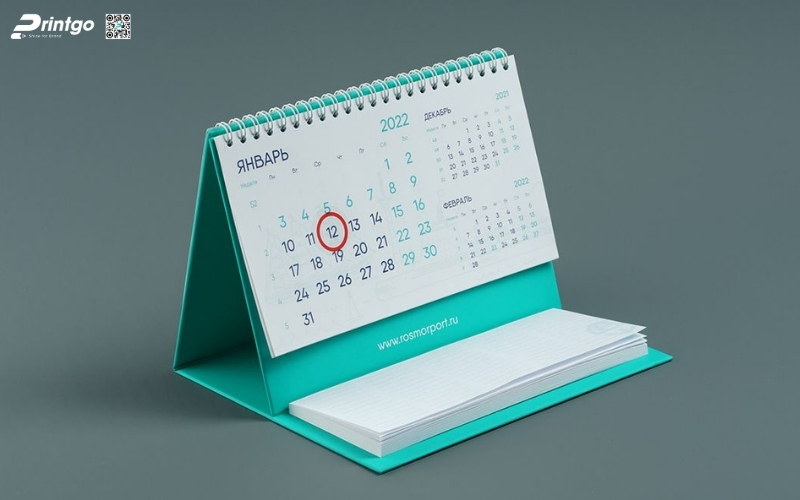 Mẫu lịch bàn độc quyền chữ M mới nhất 2026 Mẫu lịch bàn độc quyền chữ M mới nhất 2026