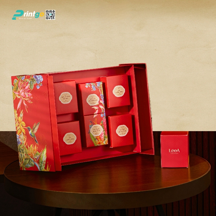 Dự án thiết kế và in hộp đựng quà tết LeeA Gourmet Dự án thiết kế và in hộp đựng quà tết LeeA Gourmet