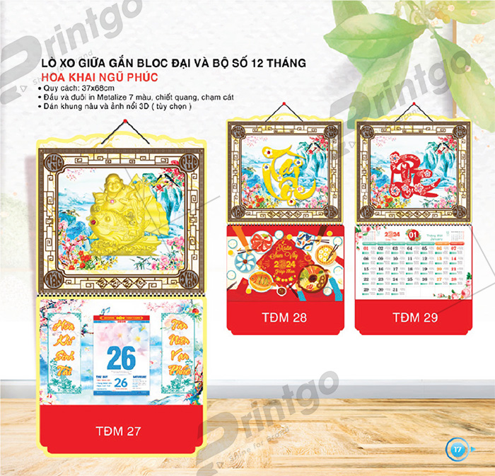 In lịch lò xo 13 tờ ở đâu đẹp nhất? Giá tốt nhất thị trường lịch 2026 In lịch lò xo 13 tờ ở đâu đẹp nhất? Giá tốt nhất thị trường lịch 2026