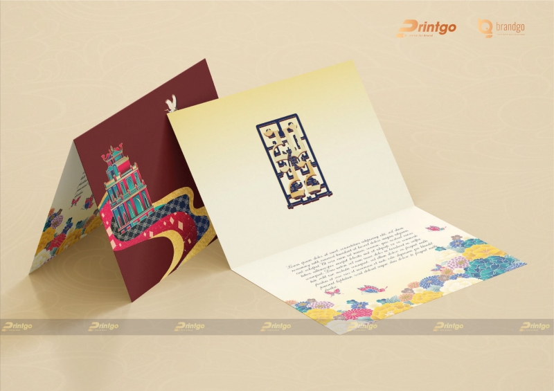 Thiệp chúc Tết truyền thống Thiệp chúc Tết truyền thống