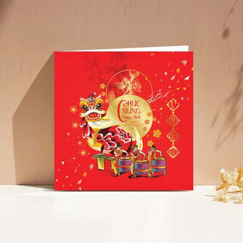 Thiệp chúc Tết thiết kế thẩm mỹ Thiệp chúc Tết thiết kế thẩm mỹ