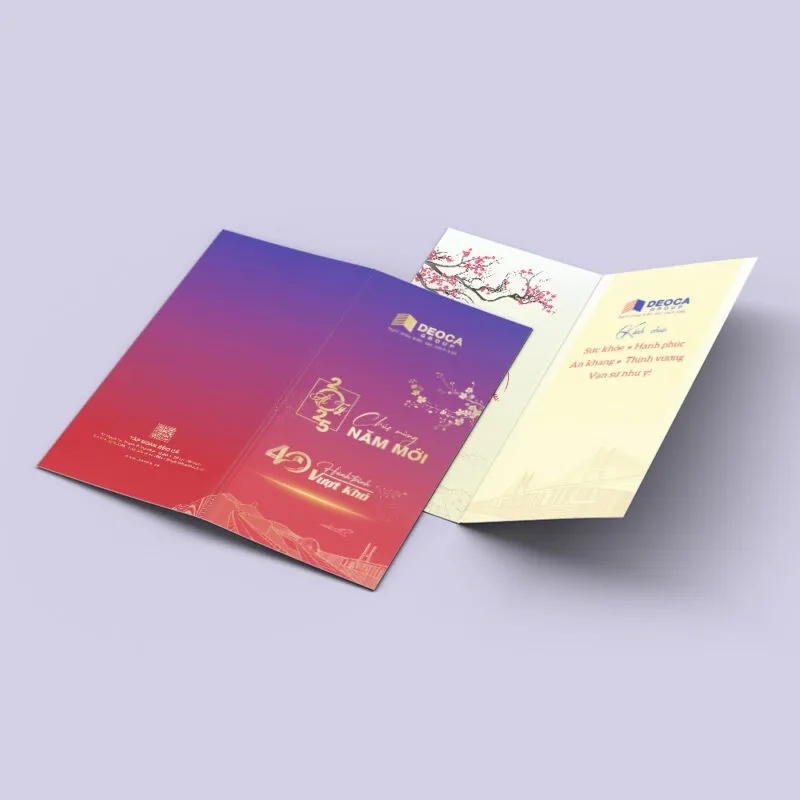 Thiệp chúc Tết công ty tặng khách hàng Thiệp chúc Tết công ty tặng khách hàng