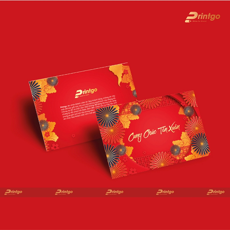 Thiệp chúc Tết đi kèm hộp quà tết Thiệp chúc Tết đi kèm hộp quà tết