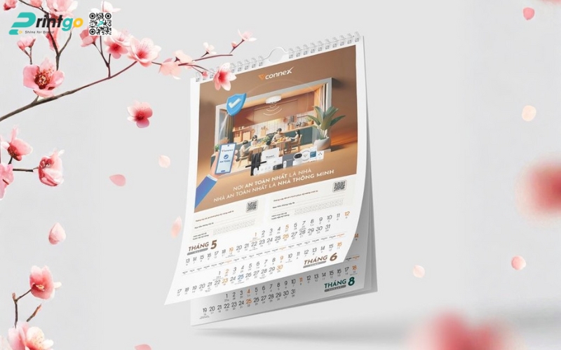 Kiểu dáng lò xo thường gặp của lịch lò xo 13 tờ Kiểu dáng lò xo thường gặp của lịch lò xo 13 tờ