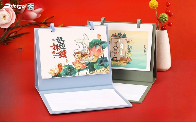 Kỹ thuật gia công và in lịch để bàn chữ M Kỹ thuật gia công và in lịch để bàn chữ M