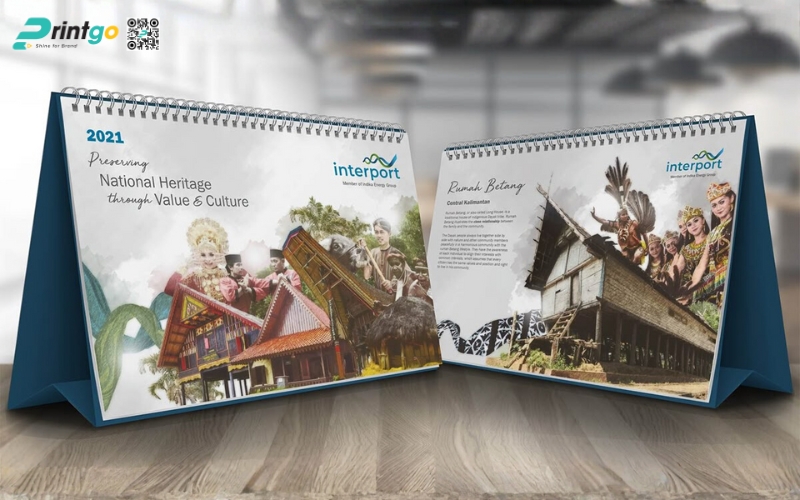 Kỹ thuật gia công và in ấn lịch để bàn chữ A Kỹ thuật gia công và in ấn lịch để bàn chữ A