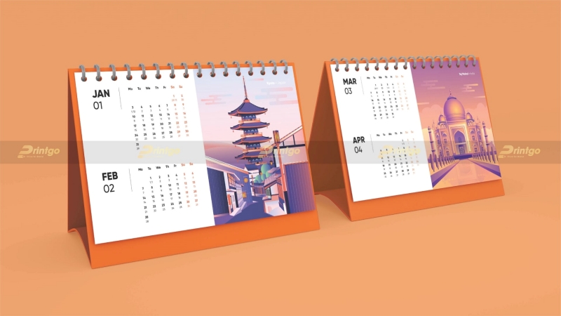 Lịch để bàn Travel Lịch để bàn Travel