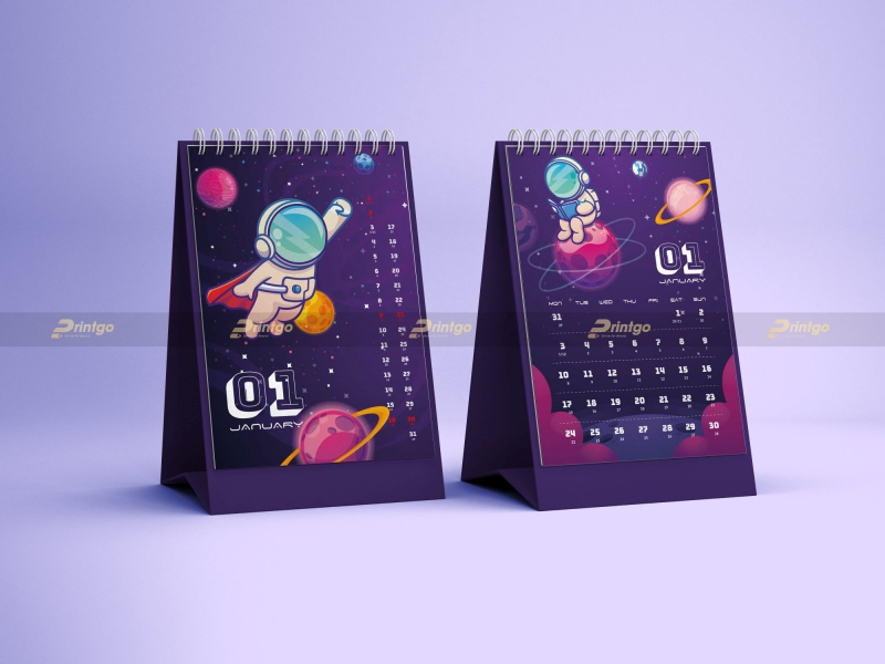 Bộ lịch để bàn thiết kế độc quyền của Printgo Bộ lịch để bàn thiết kế độc quyền của Printgo