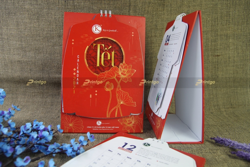 Lịch để bàn CTCP đầu tư K&G Việt Nam Lịch để bàn CTCP đầu tư K&G Việt Nam