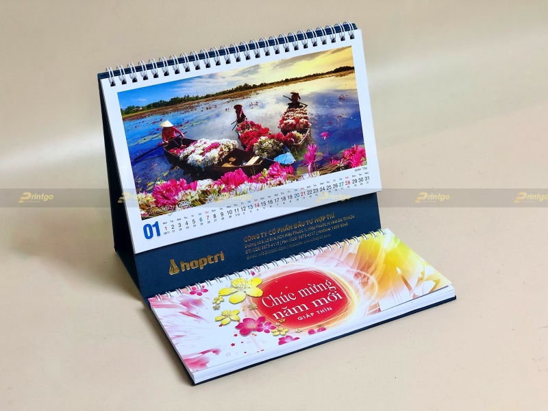 Lịch để bàn Công ty cổ phần đầu tư Hợp Trí Lịch để bàn Công ty cổ phần đầu tư Hợp Trí