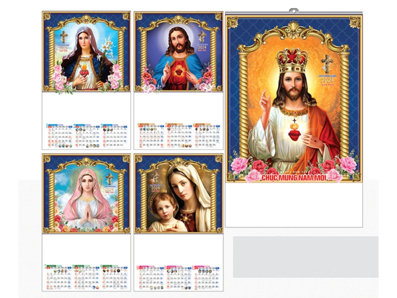Xu hướng thiết kế lịch gia đình Công giáo 2026 Xu hướng thiết kế lịch gia đình Công giáo 2026