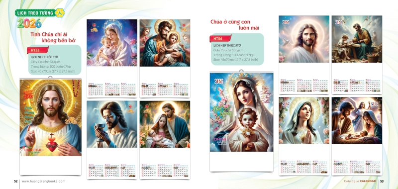 Gợi ý địa chỉ thiết kế & in lịch gia đình Công giáo uy tín hàng đầu Gợi ý địa chỉ thiết kế & in lịch gia đình Công giáo uy tín hàng đầu