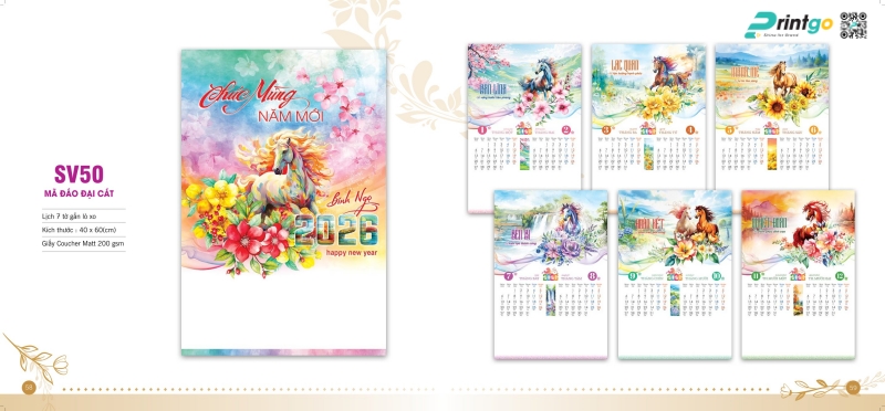 Lịch treo tường Sen Việt gửi gắm lời chúc may mắn Lịch treo tường Sen Việt gửi gắm lời chúc may mắn