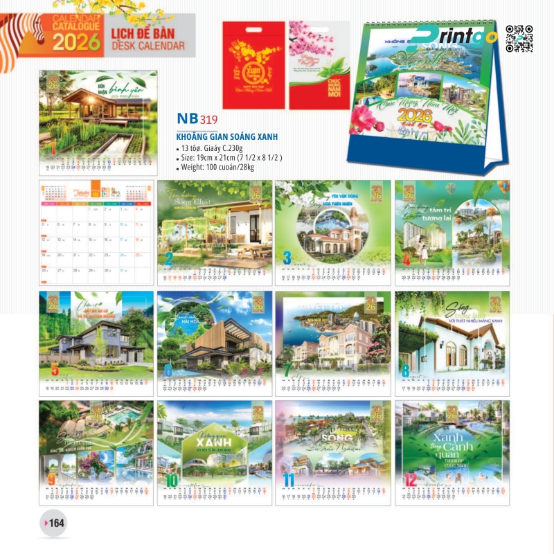 Lịch để bàn Tao Đàn độc quyền ấn tượng Lịch để bàn Tao Đàn độc quyền ấn tượng