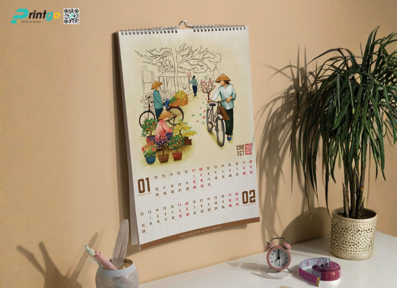 Kỹ thuật gia công sau in lịch treo tường Kỹ thuật gia công sau in lịch treo tường