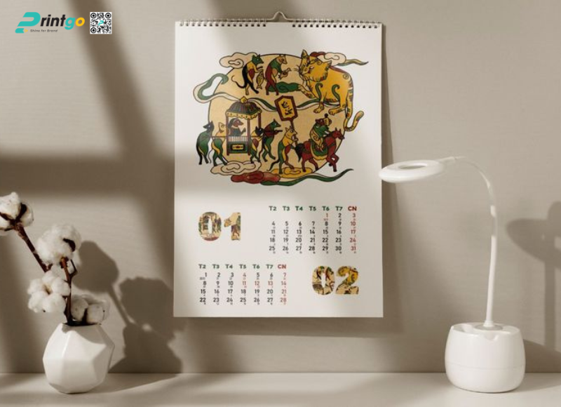 Các mẫu in lịch treo tường độc quyền đẹp nhất 2026 Các mẫu in lịch treo tường độc quyền đẹp nhất 2026