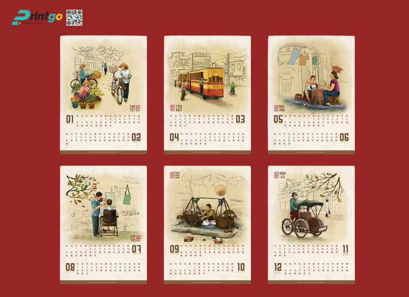Lưu ý khi thiết kế lịch treo tường độc quyền Lưu ý khi thiết kế lịch treo tường độc quyền