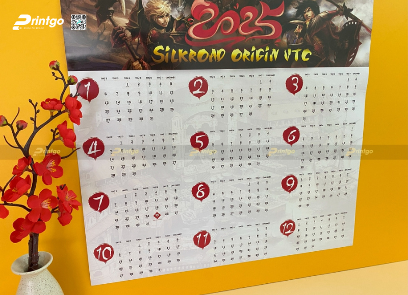 Dự án & mẫu lịch treo tường độc quyền tiêu biểu do Printgo thực hiện Dự án & mẫu lịch treo tường độc quyền tiêu biểu do Printgo thực hiện
