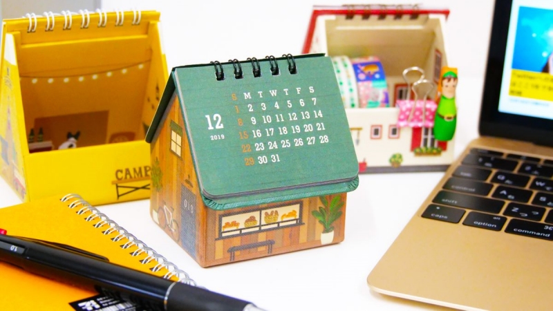 Chất liệu in lịch ngôi nhà Chất liệu in lịch ngôi nhà