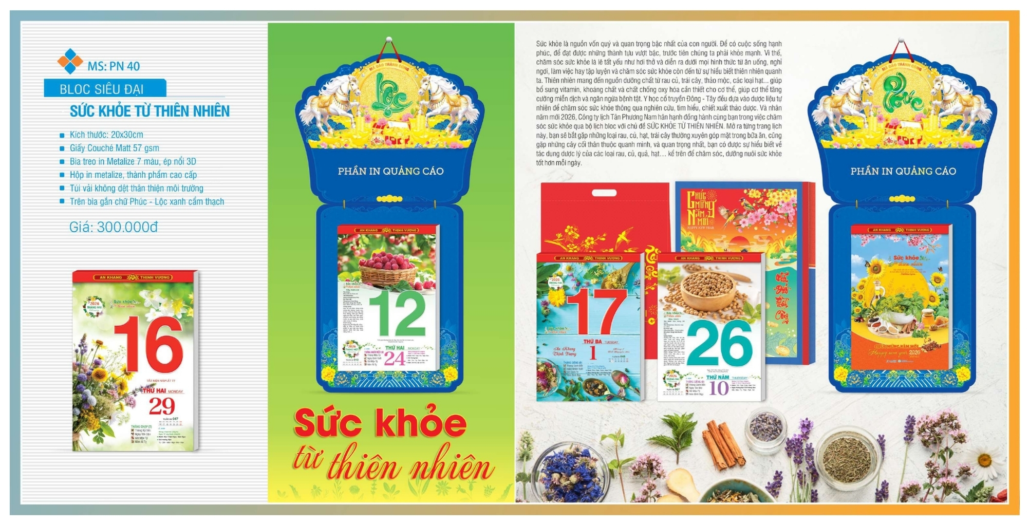 Mẫu lịch bloc độc quyền siêu đại đẹp nhất 2026 Mẫu lịch bloc độc quyền siêu đại đẹp nhất 2026