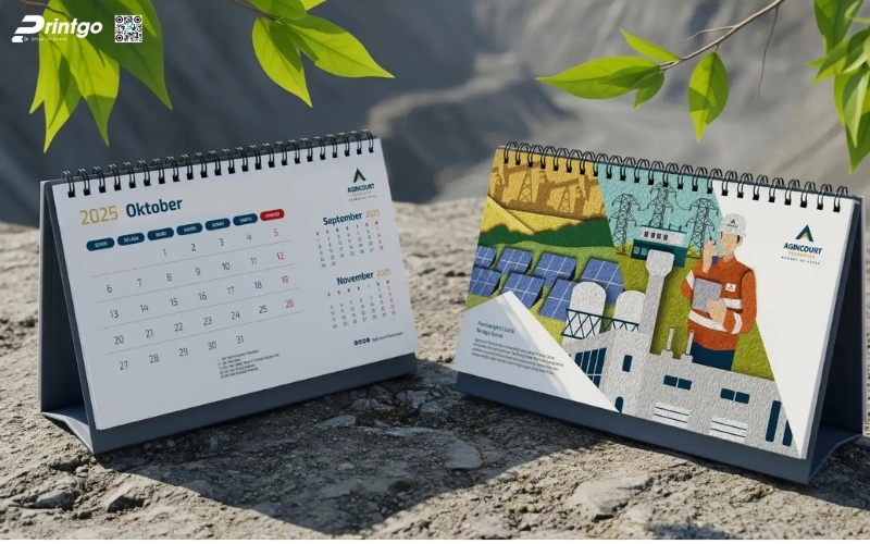 Mẫu lịch để bàn độc quyền chữ A Mẫu lịch để bàn độc quyền chữ A