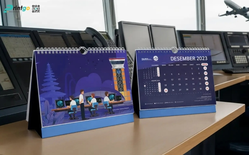 Mẫu lịch để bàn độc quyền chữ A Mẫu lịch để bàn độc quyền chữ A