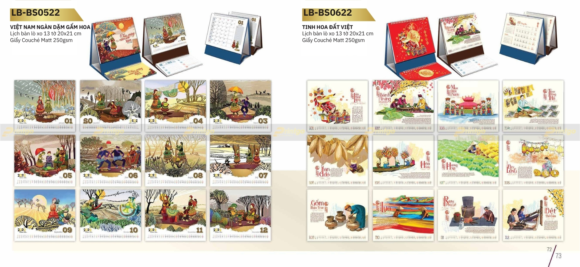 Một số mẫu thiết kế lịch để bàn chữ M độc quyền của Printgo thực hiện Một số mẫu thiết kế lịch để bàn chữ M độc quyền của Printgo thực hiện